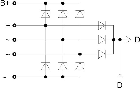 Схема блока выпрямительно-ограничительного БВО11-150-08.69