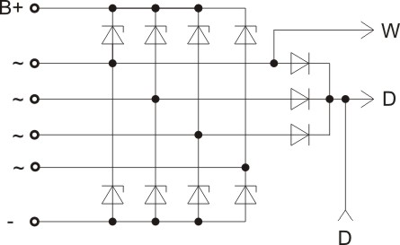 Схема блока выпрямительно-ограничительного БВО11-150-23.54