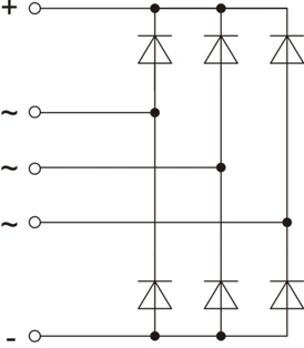 The scheme of rectifier unit BV21-150-14A