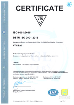 Image DSTU ISO 9001:2015 Global Certifik