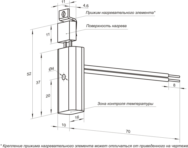 Габаритный чертеж узла ТМС22