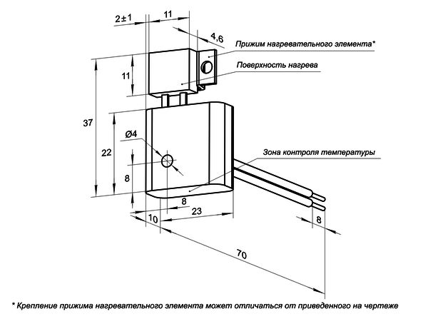 Габаритный чертеж узла ТМС24