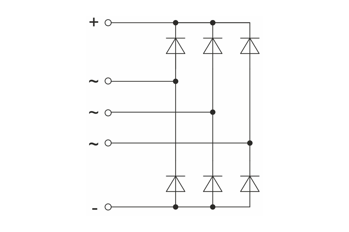 Circuit diagram of rectifier unit BV21-150-14A